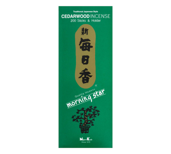 Nippon Kodo Morning Star Cedarwood Incense 200 Sticks