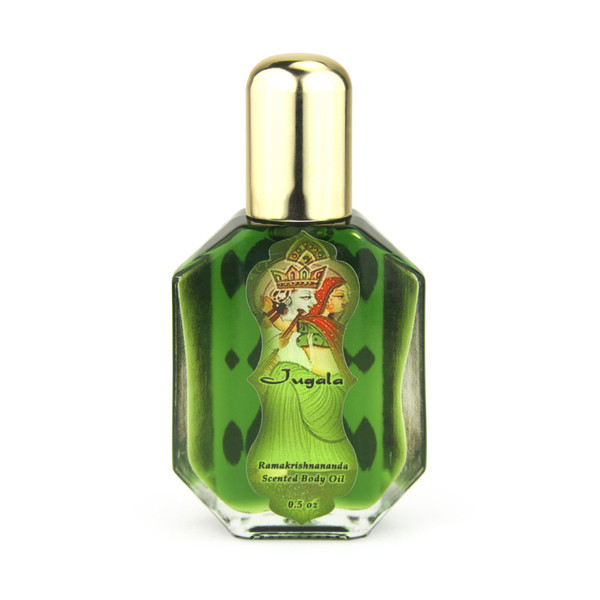 Ramakrishnananda Jugala Damask Rose Perfume Oil, 0.5 Oz