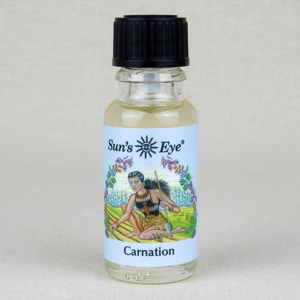 Suns Eye Carnation Herbal Fragrance Oil - 1/2 Ounce Bottle