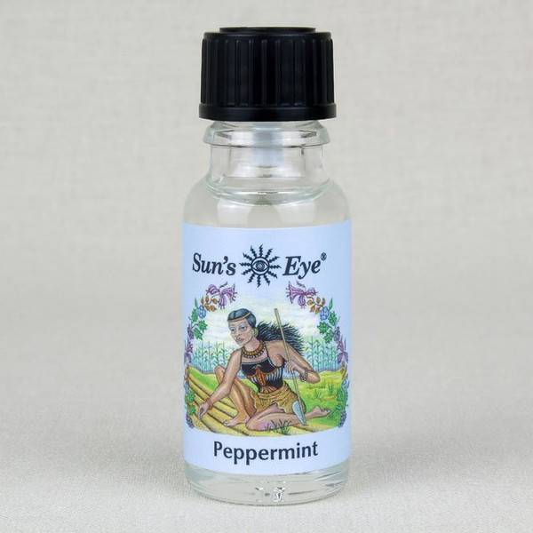 Suns Eye Peppermint Herbal Fragrance Oil - 1/2 Ounce Bottle