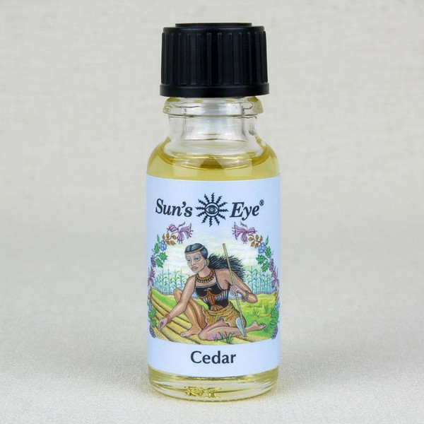 Suns Eye Cedar Herbal Fragrance Oil - 1/2 Ounce Bottle