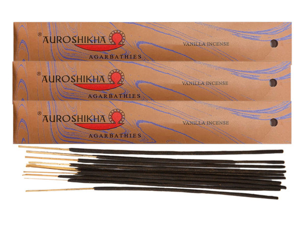 (3-Pack) Auroshikha Vanilla Incense 10 Sticks