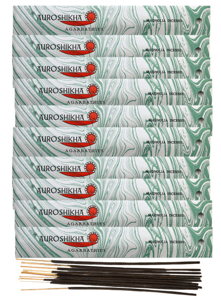 (10-Pack) Auroshikha Magnolia Incense 10 Sticks