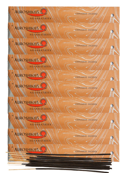 (10-Pack) Auroshikha Cinnamon Incense 10 Sticks