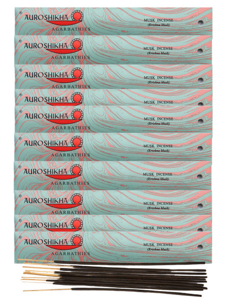 (10-Pack) Auroshikha Musk Incense 10 Sticks