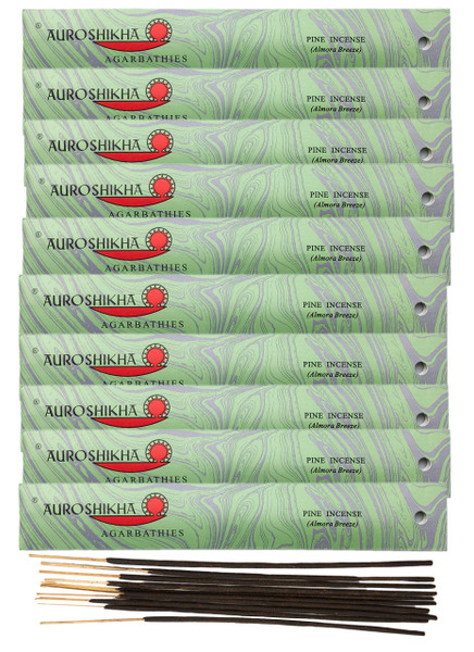 (10-Pack) Auroshikha Pine Incense 10 Sticks (10-Pack) Auroshikha Pine Incense 10 Sticks