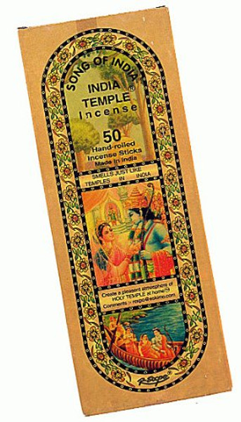 Song of India - India Temple Incense, 50 Stick Pack