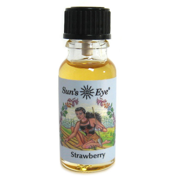 Suns Eye Strawberry Herbal Fragrance Oil - 1/2 Ounce Bottle