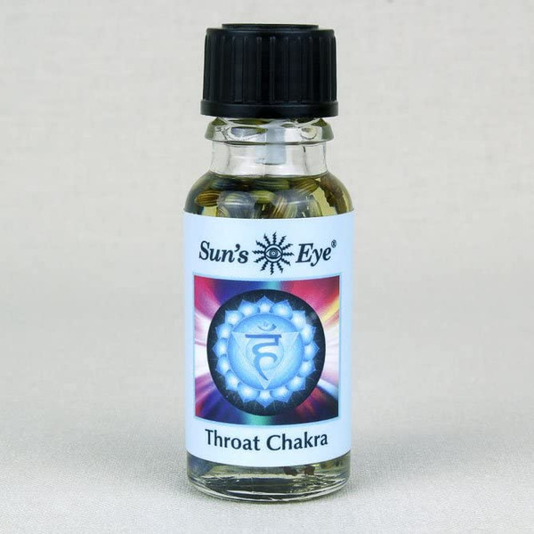 Suns Eye Throat Chakra Herbal Fragrance Oil - 1/2 Ounce Bottle
