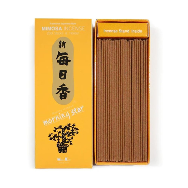 Nippon Kodo Morning Star Incense - Mimosa - 200 Sticks