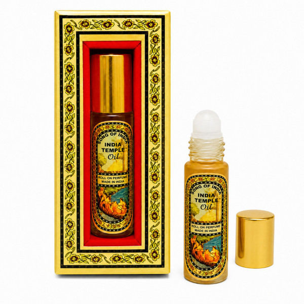 Song of India India Temple Roll On Perfume Oil - 8 ml Bottle