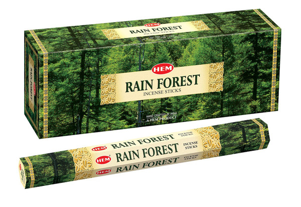 Hem Rain Forest Incense Sticks - 120 Stick Bulk Box (6 Inner Tubes of 20)