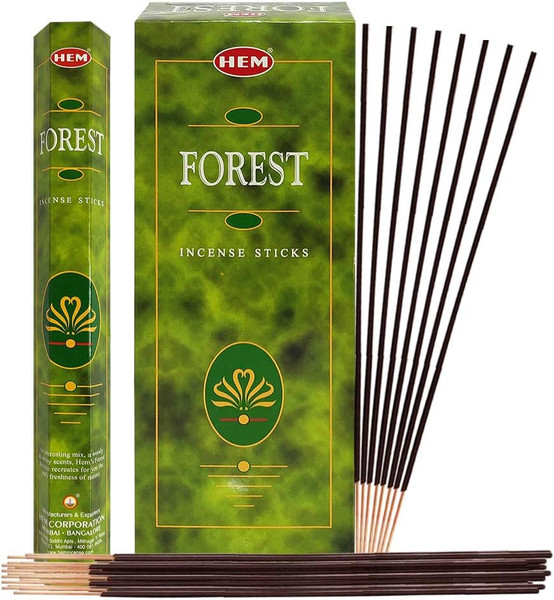 Hem Forest Incense Sticks - 120 Stick Bulk Box (6 Inner Tubes of 20)