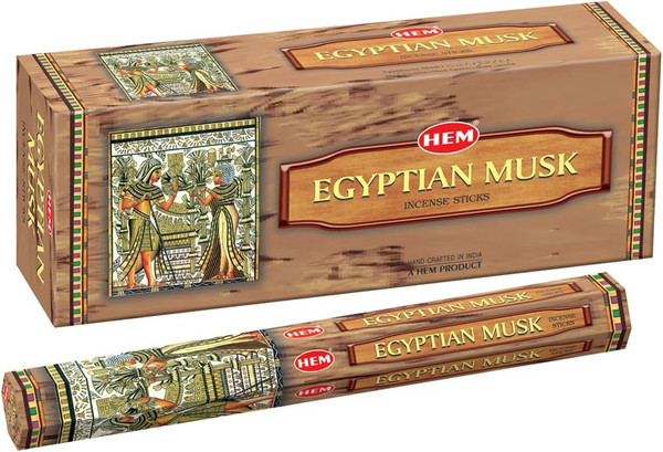 Hem Egyptian Musk Incense Sticks - 120 Stick Bulk Box (6 Inner Tubes of 20)