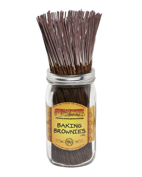 Wild Berry Baking Brownies Incense Sticks, 100 Count Hand-Dipped Aromatic Incense