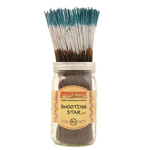 Wild Berry Shooting Star Incense Sticks, 100 Count Hand-Dipped Aromatic Incense