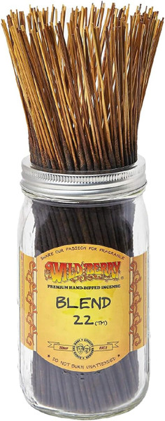 Wild Berry Blend 22 Incense Sticks, 100 Count Hand-Dipped Aromatic Incense