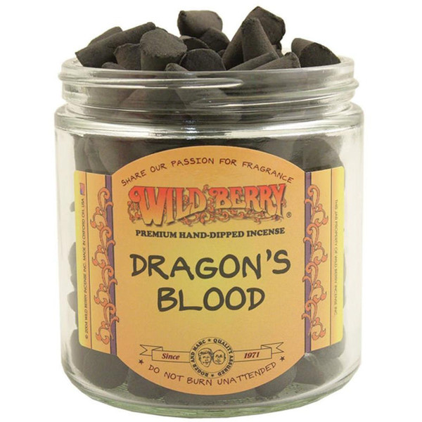 Wild Berry Dragon's Blood Incense Cones, 100 Count