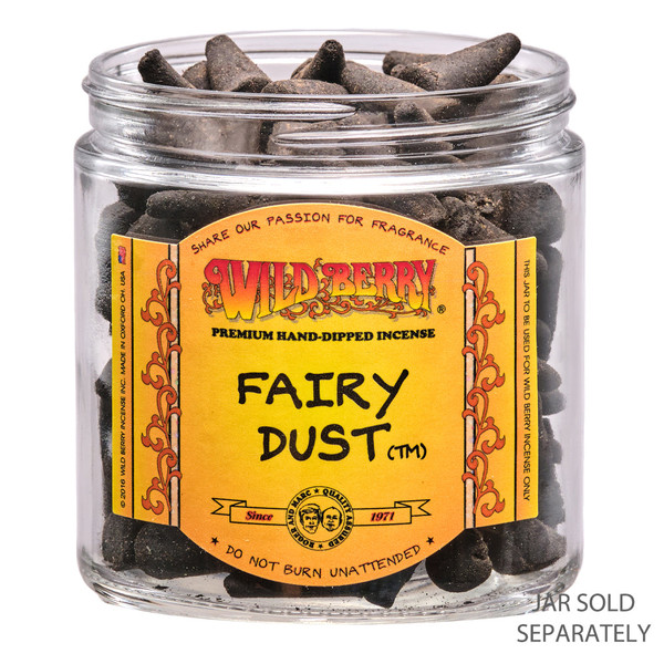Wild Berry Fairy Dust Incense Cones, 100 Count