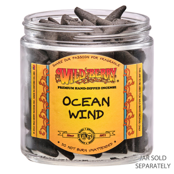 Wild Berry Ocean Wind Incense Cones, 100 Count