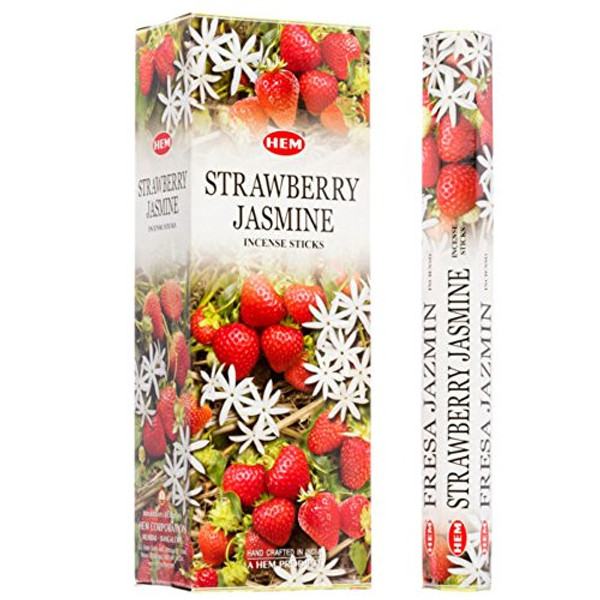 Hem Strawberry Jasmine Incense, 120 Stick Pack