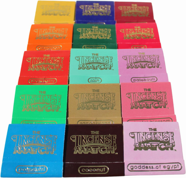 Incense Matches, Assorted Pack, 15 Count