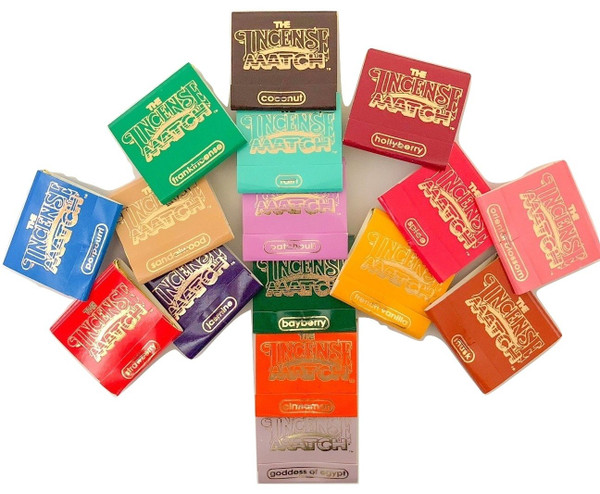 Incense Matches, Assorted Pack, 10 Count