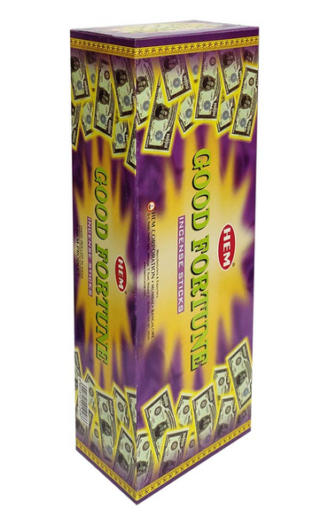 Hem Good Fortune Incense, 120 Stick Pack
