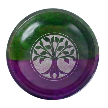 Soapstone Smudge Bowl – 5" X 2" Engraved Bowl For Smudging, Scrying, Incense & Wiccan Rituals - View #8