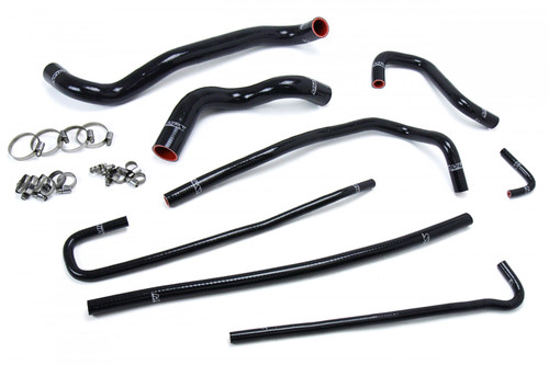 HPS Reinforced Black Silicone Radiator   Heater Hose Kit Coolant for Chevy 97-04 Corvette 5.7L V8 (HPS-57-1316-BLK)