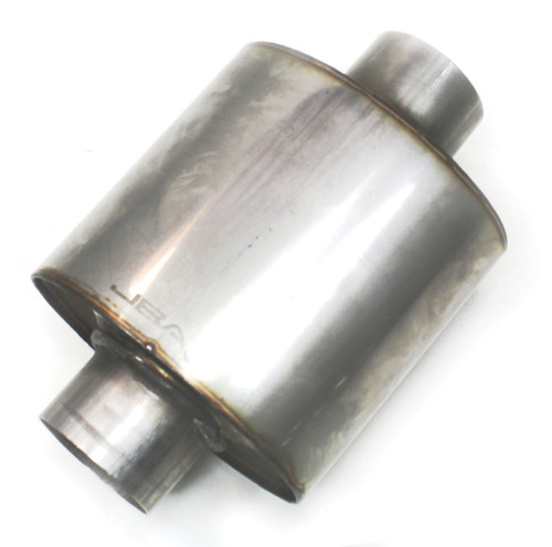 JBA Performance Straight-Through 2.5" Muffler 304 SS Center/Center (JBA-40-250600)