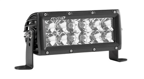 RIGID E-Series PRO LED Light, Spot/Flood Optic Combo, 6 Inch, Black Housing (RIG-106313)