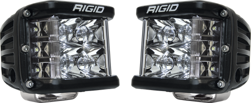 RIGID D-SS PRO Side Shooter, Spot Optic, Surface Mount, Black Housing, Pair (RIG-262213)