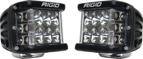RIGID D-SS PRO Side Shooter, Driving Optic, Surface Mount, Black Housing, Pair (RIG-262313)
