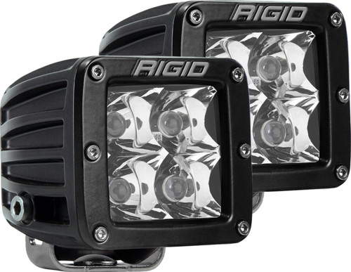 RIGID D-Series PRO LED Light, Spot Optic, Surface Mount, Pair (RIG-202213)