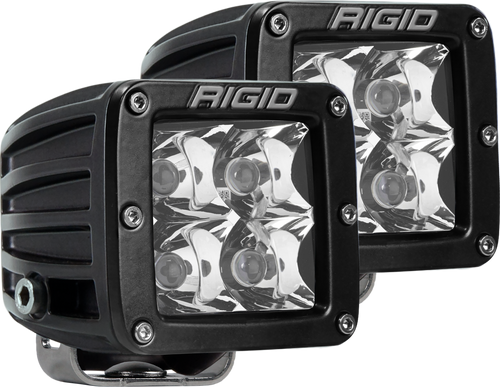 RIGID D-Series PRO LED Light, Spot Optic, Surface Mount, Pair (RIG-202213)