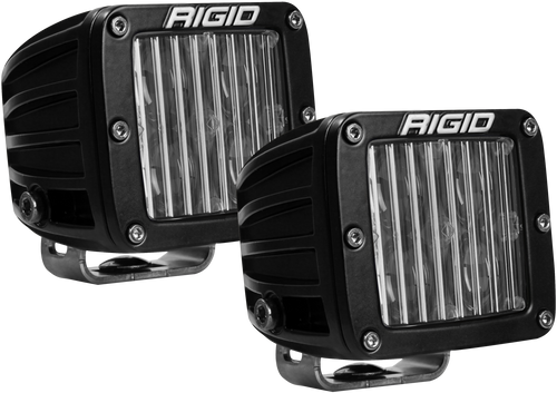 RIGID D-Series DOT/SAE J583 White LED Fog Light, Surface Mount, Pair (RIG-504813)