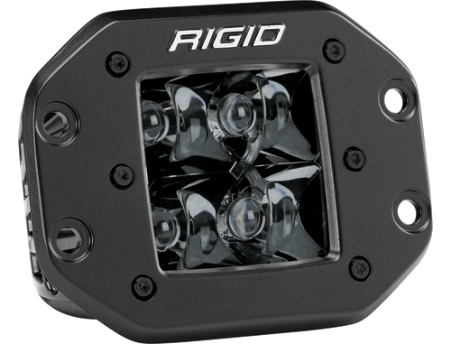 RIGID D-Series PRO Midnight Edition, Spot Optic, Flush Mount, Pair (RIG-211213BLK)