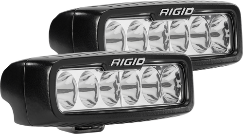 RIGID Industries 915313 RIGID SR-Q Series PRO, Driving Optic, Surface Mount, Black Housing, Pair (RIG-915313)