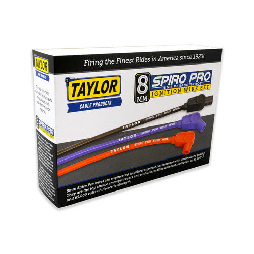 Taylor Cable 8mm Spiro-Pro custom 8 cyl black (TAY-72034)