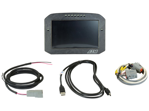 AEM CD-7 Carbon Flat Panel Digital Racing Dash Display - Non-Logging / Non-GPS (AEM-30-5700F)