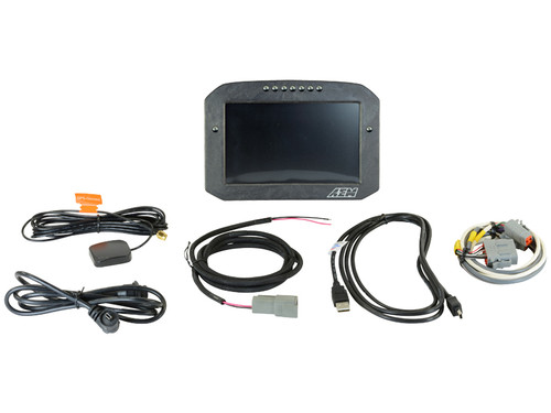 AEM CD-7 Carbon Flat Panel Digital Racing Dash Display - Logging / GPS Enabled (AEM-30-5703F)