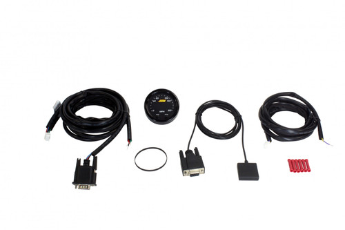 AEM X-Series GPS Speedometer Gauge 0-160mph / 0-240kph Black Bezel & Black Faceplate (AEM-30-0313)