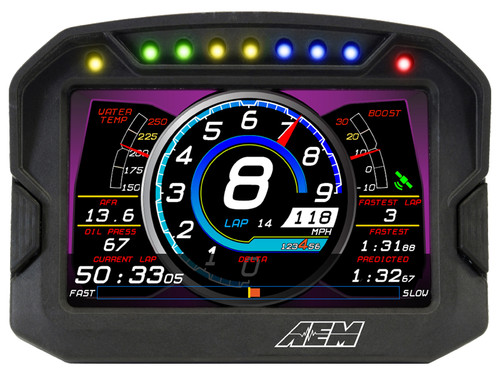 AEM CD-5 Carbon Digital Racing Non-Logging GPS Enabled Dash Display (AEM-30-5602)