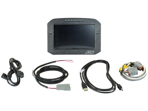 AEM CD-7 Carbon Flat Panel Digital Racing Dash Display - Logging / Non-GPS (AEM-30-5701F)