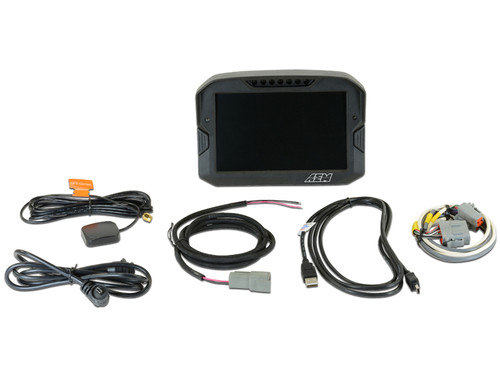 AEM CD-7 Carbon Digital Racing and Logging Dash Display - Logging / GPS Enabled (AEM-30-5703)