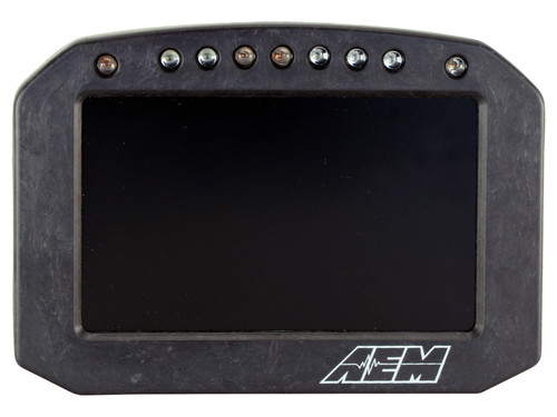 AEM CD-5 Carbon Flat Panel Digital Racing Dash Display - Non-Logging / GPS Enabled (AEM-30-5602F)