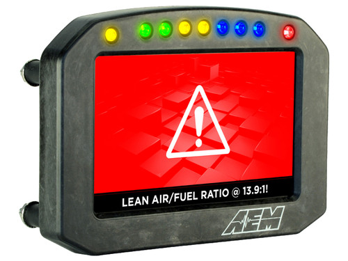 AEM CD-5 Carbon Flat Panel Digital Racing Dash Display - Non-Logging / GPS Enabled (AEM-30-5602F)