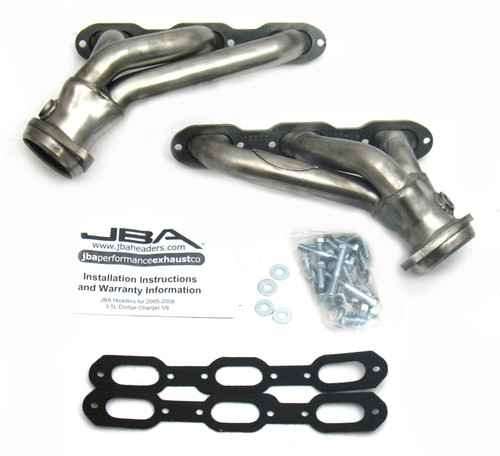 JBA Cat4Ward Headers for 05-10 Chrysler  3.5L Raw 409. EPA & CARB legal in 50 states. (JBA-1920S)