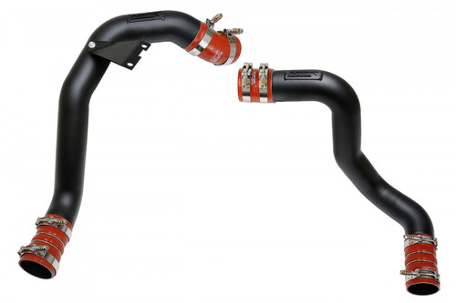 HPS Black Hot Cold Side Charge Pipe with Intercooler Turbo Boots Kit 17-105WB-1 (17-105WB-2)